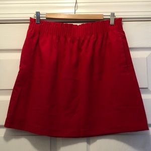 Paper bag waist, mini skirt